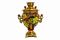 Тульский самовар "Рябина 3л."(латунь)