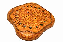 Набор шахматы,нарды,тогыз кумалак(кожа,бронза,натуральный камень)